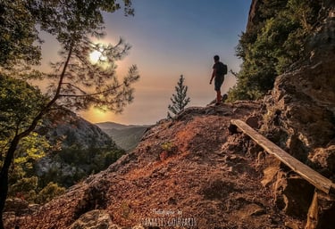 Wandelen op de Karvouni op Samos