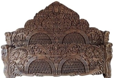 Outdoor Teak Bed for Garden, Patio, or Poolside Use