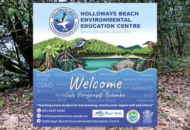 spruik education aluminium signs