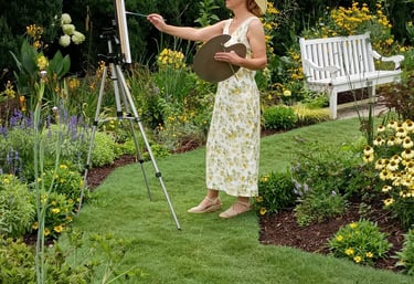 live wedding painter painting, Winston-Salem