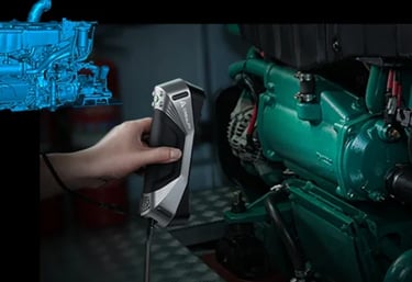 scanner 3d, scansione 3d con scanner creality raptor