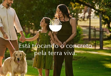 Está trocando o concreto pela terra viva.