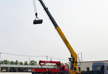 SQS350G-5 14 ton truck mounted crane manufacturers