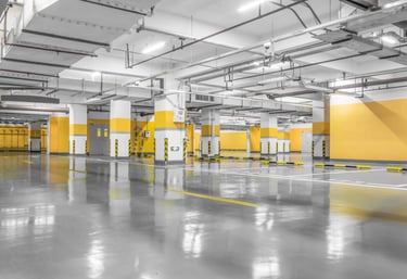 endurecedor de superfície estacionamento