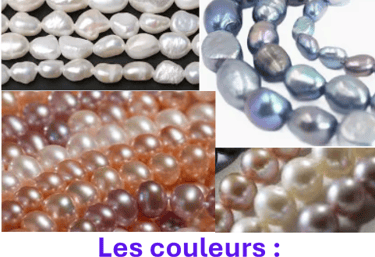 Perles d'eau douce Bijoux Les Couleurs de Lo
