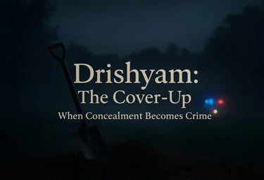 Featured Image on Drishyam – The Cover-Up When Concealment Becomes Crime