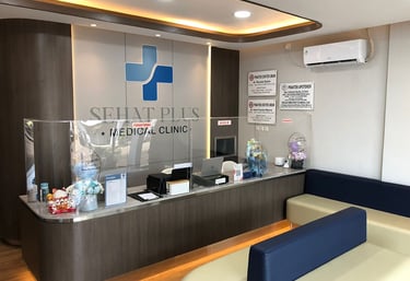 Ruang Pendaftaran Klinik Sehat Plus BSD