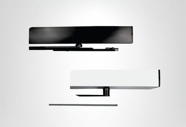 Brazo batiente automático para puertas.         Capacidad max: 150kg