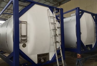 Fully refurbished ISO tanks available for sale, clean and ready for deployment