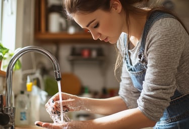 Battle Creek Plumber: New Faucet Install In Kitchen 