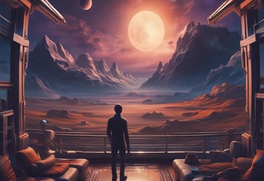 woman with purple hair and pink eye shadow