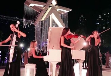 Music performance at a corporate event in Dubai