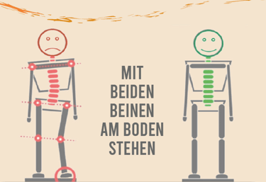 Bild beide beine am Boden
