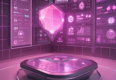 A sleek, modern digital dashboard showcasing various wealth pathways.