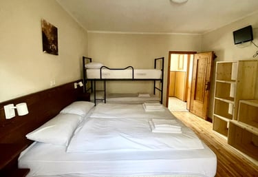 camera quadrupla hotel miramonti prali