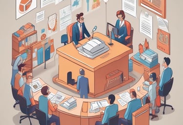 a man riding a skateboard down a street next to tall buildings