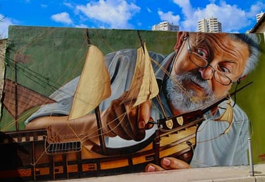 Rijeka, Croatia. Delta 5 Graffiti Murals Project.