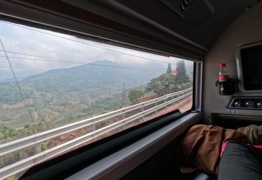 nocny bus z Hanoi do Sapa