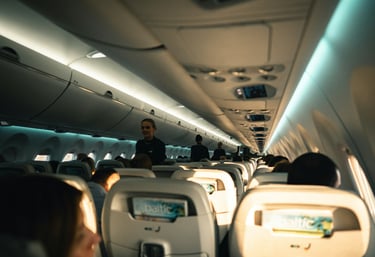 Airplane from inside