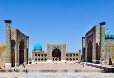 Registon Medrese, Samarqand, Uzbekistan