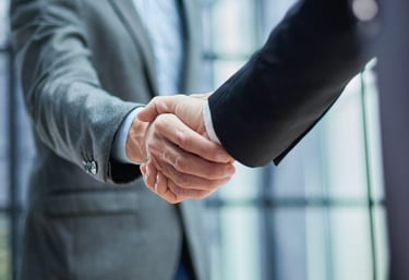 Two Men Are Shaking Hands