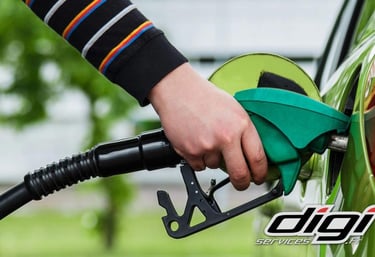 remplissage d'un réservoir avec du bioéthanol E85