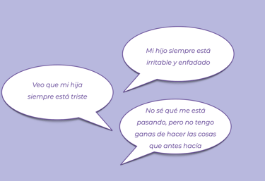 Veo que mi hija siempre está triste