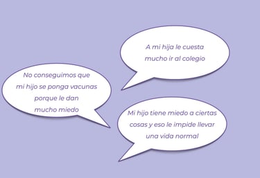 A mi hija le cuesta mucho ir al colegio