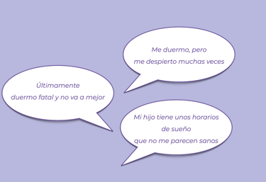 Me duermo, pero me despierto muchas veces