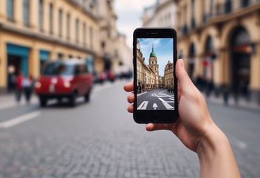 a laptop computer sitting on top of a wooden desk