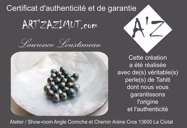 certificat d'authenticité des perles de Tahiti 