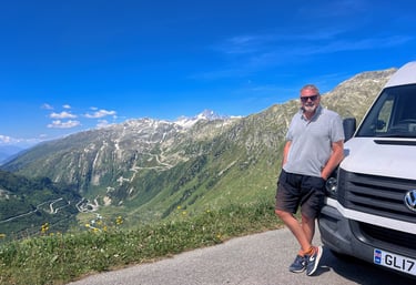 Grimsel and Furka Pass Switzerland Campervan