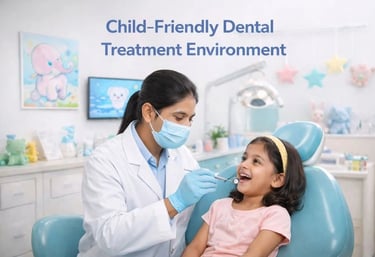 Child-friendly dental treatment environment