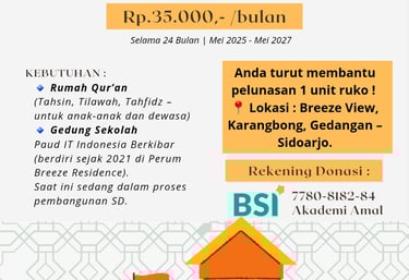 Wakaf Gedung Akademi Amal