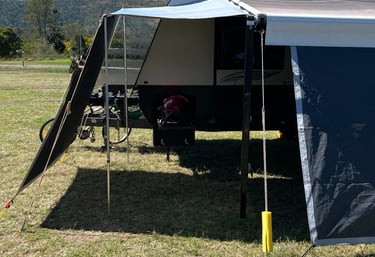 "Quality privacy screens and annexe extensions for caravanners"