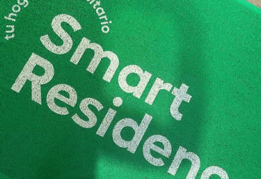 Felpudo con logo personalizado Smart Residence