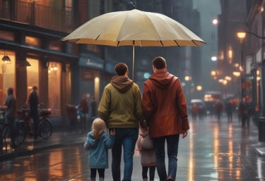 A close-up of hands reviewing financial documents and charts on a table.