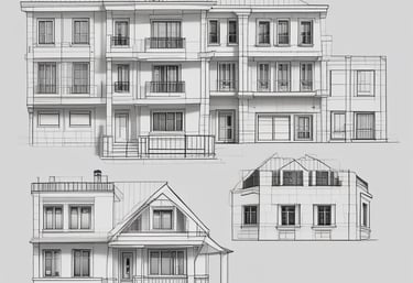 A professional setting with a notary public reviewing documents in an office.