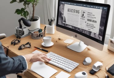 A professional team discussing AI technology in a modern office.