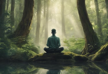 gold buddha figurine on white table