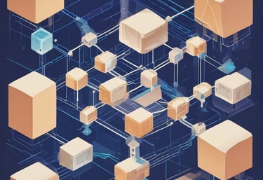 A 3D-style logo with a geometric design is prominently displayed on a dark, rounded square background. Below the logo, the word 'OpenAI' is written in a sleek, modern font.