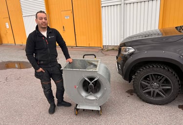 Service av ventilation i Västerås
