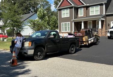 “FFS Lawn Care providing junk removal and full estate cleanout services in Southern Maryland with pr