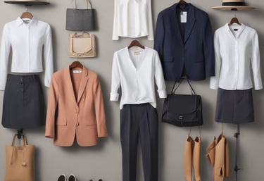 A diverse group of people wearing stylish clothing in a vibrant urban setting.