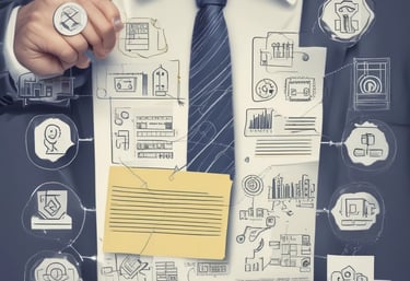 A smartphone displaying the OpenAI logo is resting on a laptop keyboard. The phone screen reflects purple and white light patterns, adding a modern and tech-focused ambiance.