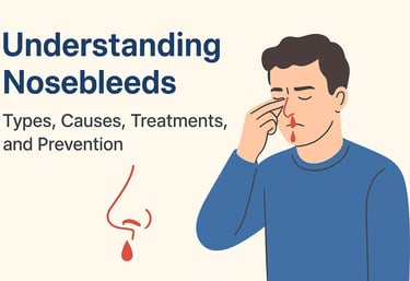 Understanding nosebleeds – types, causes, treatments, and prevention