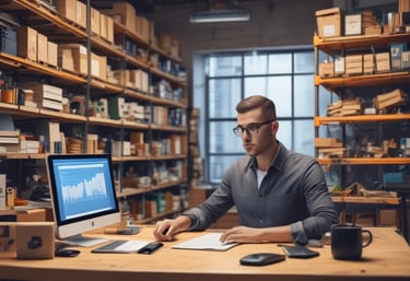 A hand holds a smartphone displaying a screen with a customer support option. The screen features two distinct buttons for initiating chat support: one blue button labeled 'iMessage' and one green button labeled 'WhatsApp'. Text above the buttons reads 'Chat with us' followed by a description of the support options. A 'Dismiss' option is also present at the bottom.