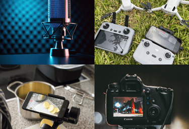 fotografía video dron podcast