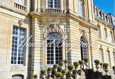 Mariage au chateau de Champlatreux proche à Paris, dans l'Oise, France