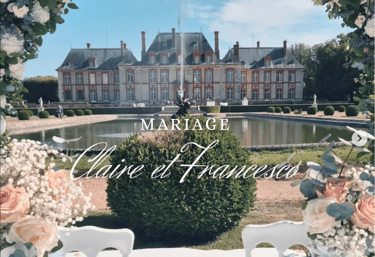 Mariage au chateau de Breteuil proche à Paris, au Vallée de Chevreuse à Yvelines, France